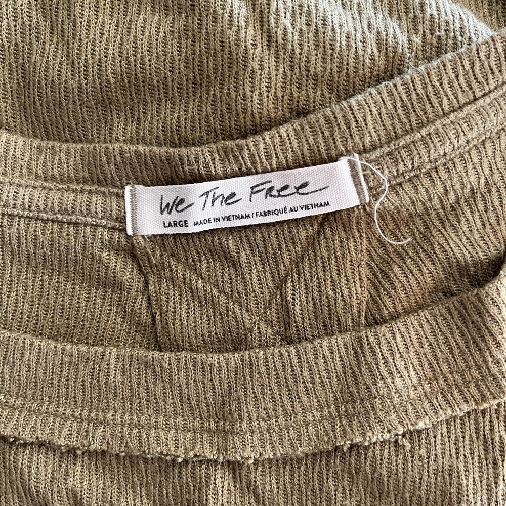 Free People x We The Free Sunstone Snowy Oversized Thermal - Picture 10 of 10